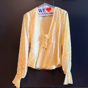 & Other Stories Yellow Blouse